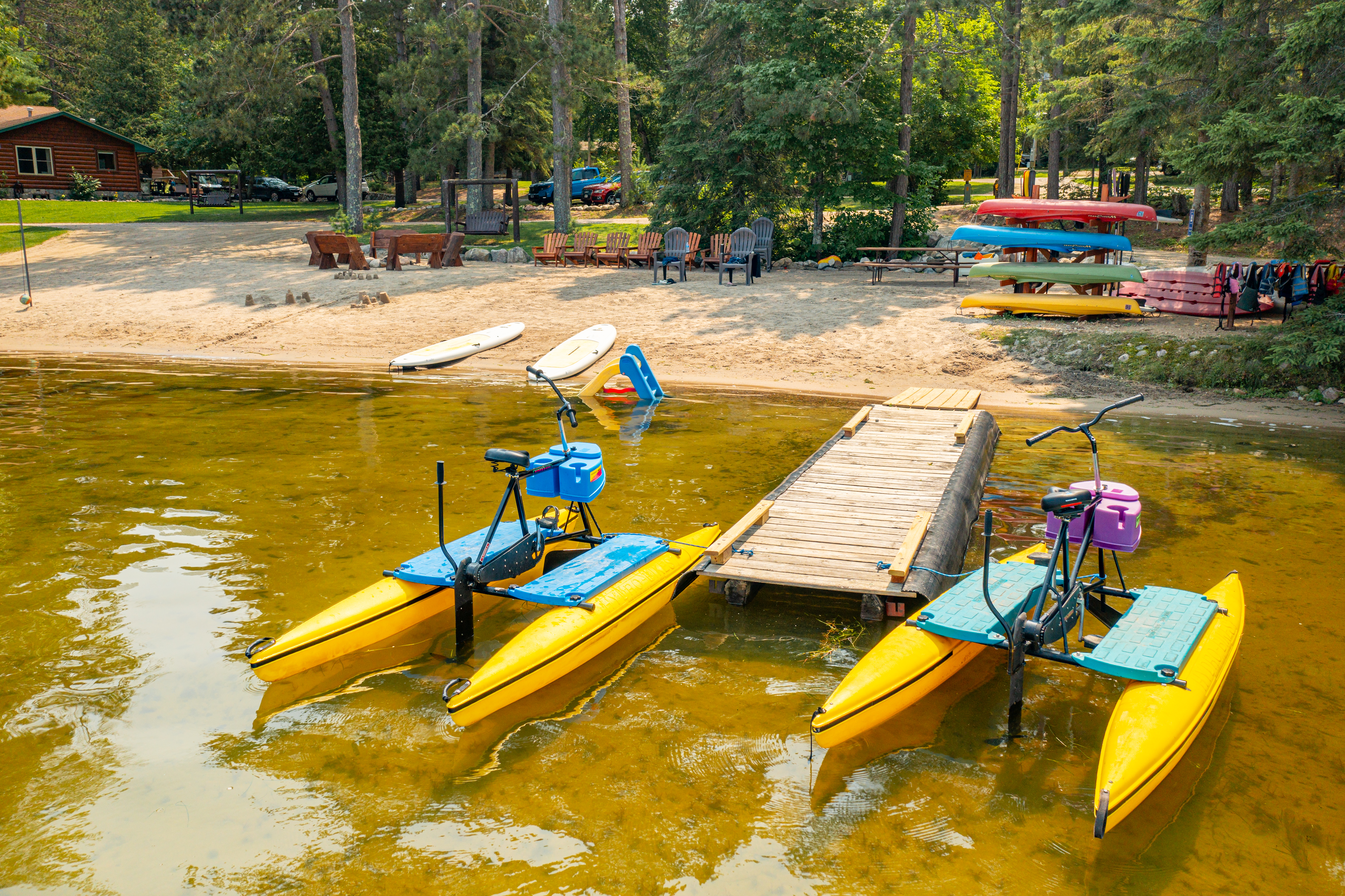 Hydrobikes at Cabin O' Pines Resort & Campground