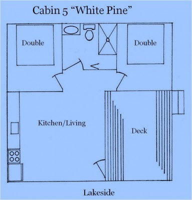 Cabin 5 floorplan