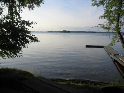 View of the lake from cabin 10